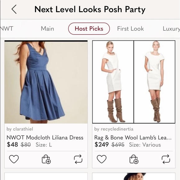 Rag & Bone Wool Lamb’s Leather Trim Dress - Picture 10 of 11